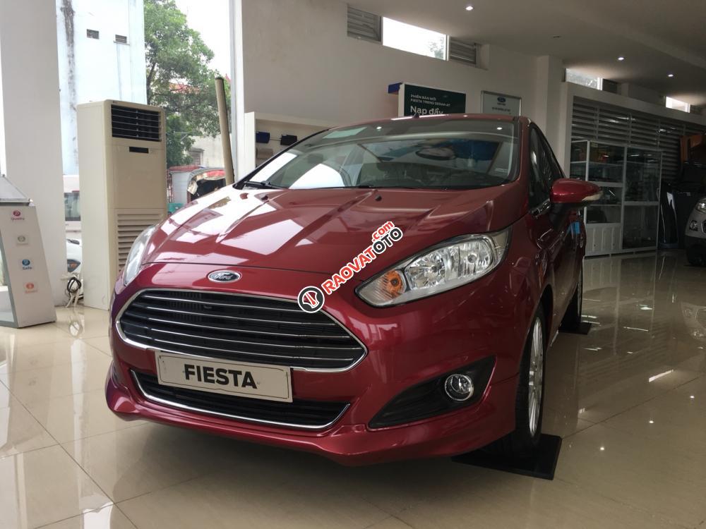 Giao ngay Ford Fiesta Ecoboost 1.0 màu đỏ tại An Đô Ford, hỗ trợ trả góp 90%, L/h: 0963483132-0