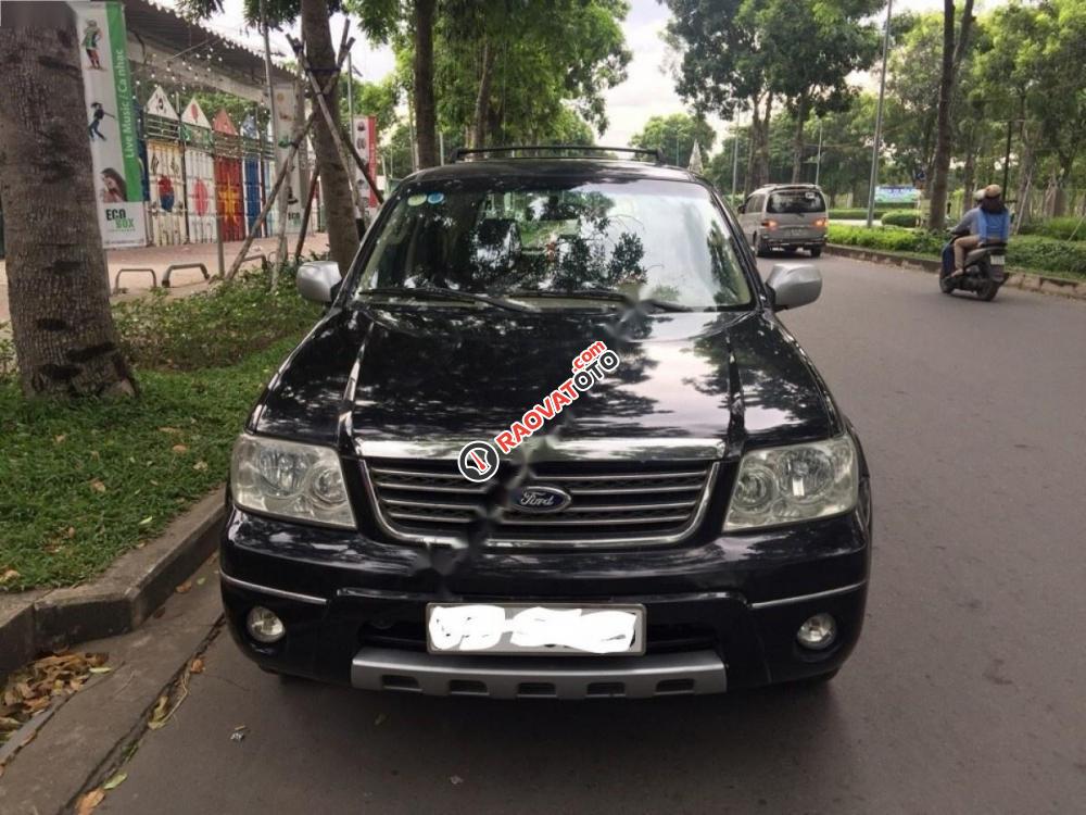 Bán Ford Escape 2.3 AT đời 2005, màu đen xe gia đình-1