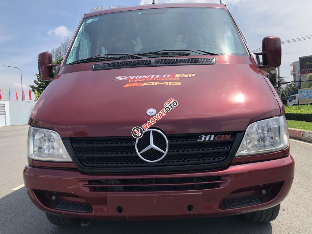 Cần bán lại xe Mercedes Sprinter năm 2009, màu đỏ, giá chỉ 363 triệu-2