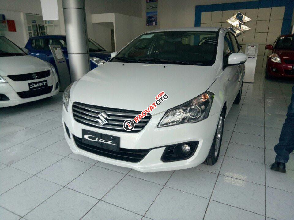 Bán Suzuki Ciaz đời 2017, màu trắng, nhập khẩu chính hãng-1