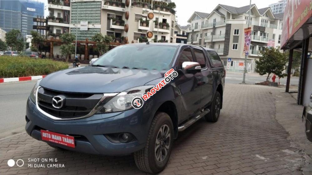 Bán Mazda BT 50 2.2L AT đời 2017, màu xanh lam, nhập khẩu  -9