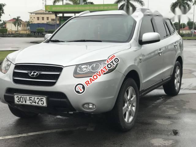 Cần bán gấp Hyundai Santa Fe AT đời 2009, màu bạc giá cạnh tranh-1