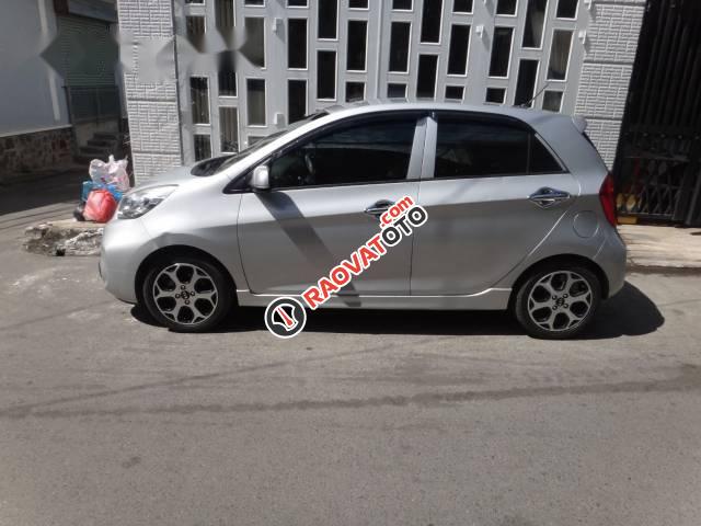 Bán ô tô Kia Morning đời 2015, màu bạc-0