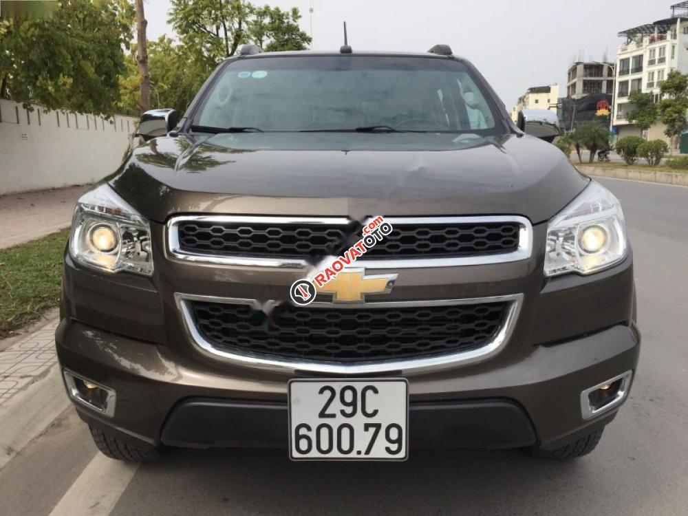 Bán Chevrolet Colorado 2.8AT đời 2015, màu nâu, nhập khẩu Thái như mới-0