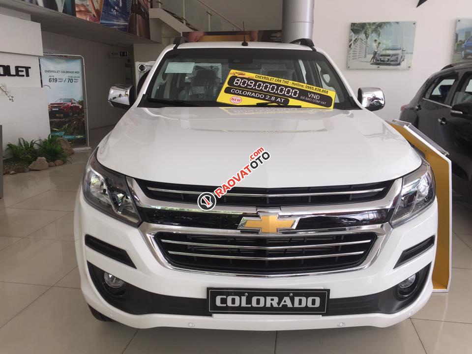 Chevrolet Colorado 2.8 AT, giảm ngay 30 triệu, trả góp: 150 triệu lấy xe, bảo hành 3 năm, 0907148849-1