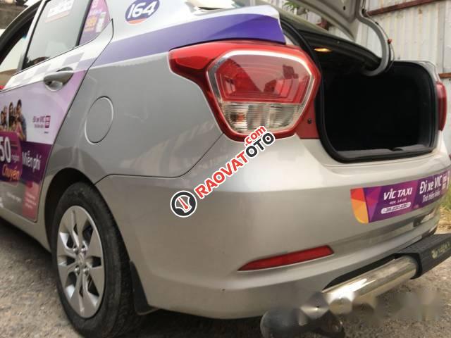 Bán Hyundai Grand i10 đời 2015, màu bạc, giá tốt-3