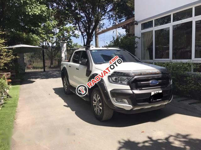 Cần bán lại xe Ford Ranger Wildtrak 3.2L đời 2016, màu trắng-5