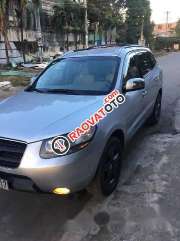 Cần bán gấp Hyundai Santa Fe năm 2008, màu bạc-1