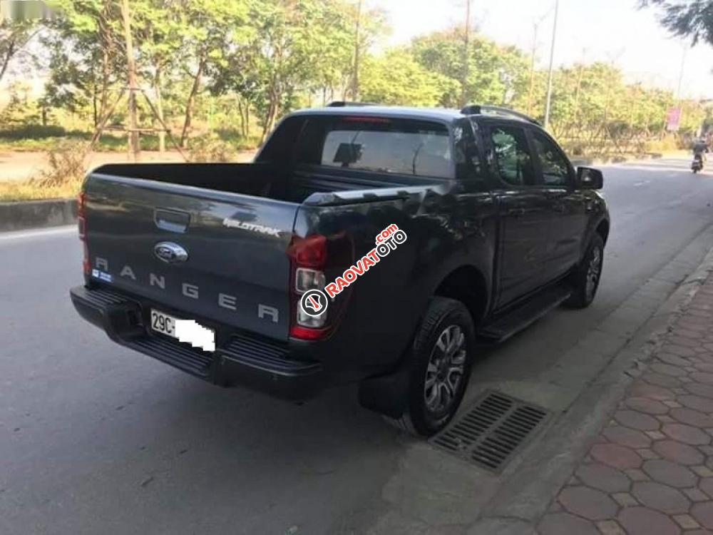 Bán Ford Ranger Wildtrak 3.2L 4x4 AT đời 2015, màu xám, nhập khẩu -4