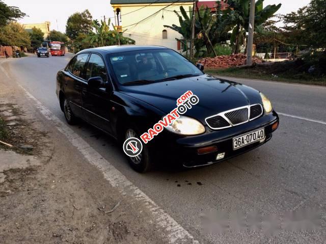 Bán xe Daewoo Leganza đời 2000, màu đen -2