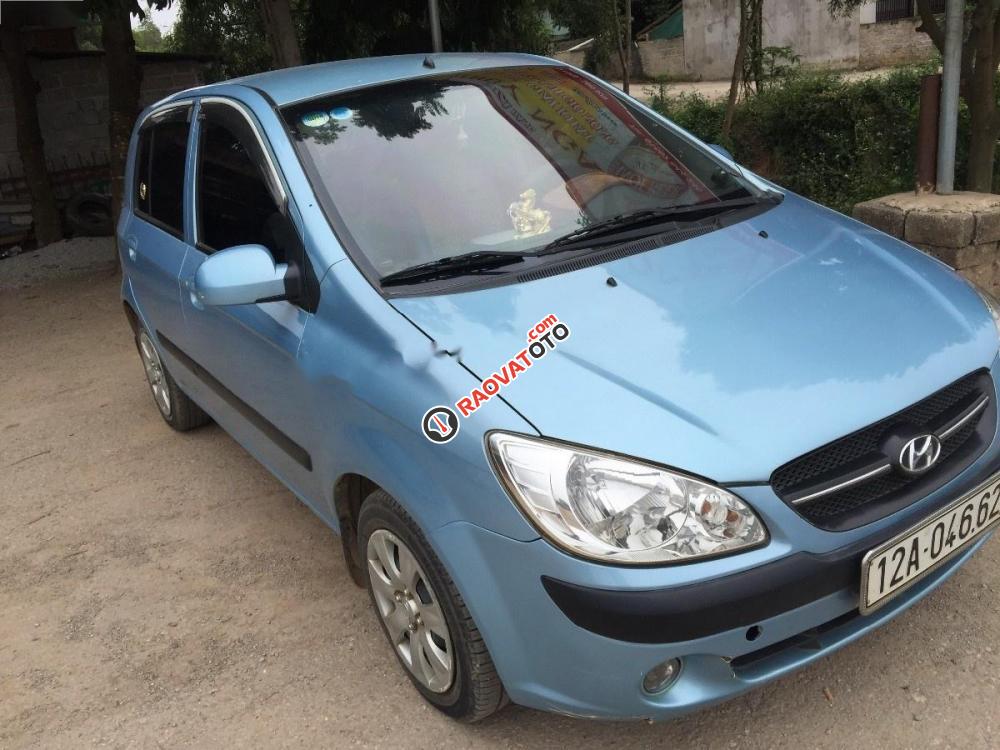 Cần bán xe Hyundai Getz 1.1 MT sản xuất 2009, màu xanh lam, nhập khẩu nguyên chiếc, giá 232tr-1