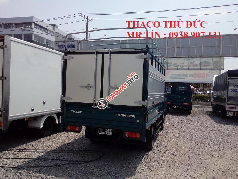 Bán xe tải Thaco Frontier 125 tải trọng 1 tấn 25, thùng mui bạt bửng, chạy thành phố được-1