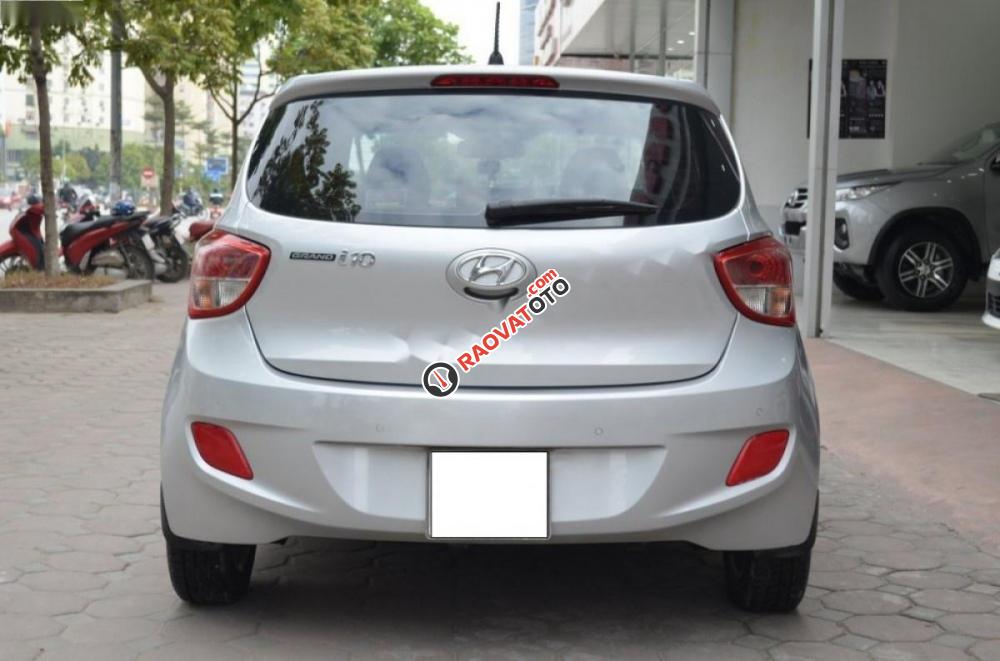 Bán Hyundai Grand i10 Grand 1.0 MT đời 2015, màu bạc, nhập khẩu nguyên chiếc, 325tr-5