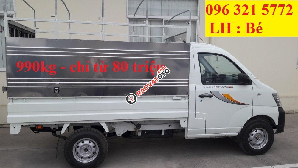 Xe tải dưới 1 tấn Towner 990 tải trọng 990KG, có máy lạnh, đời 2017, hỗ trợ trả góp 75%-2