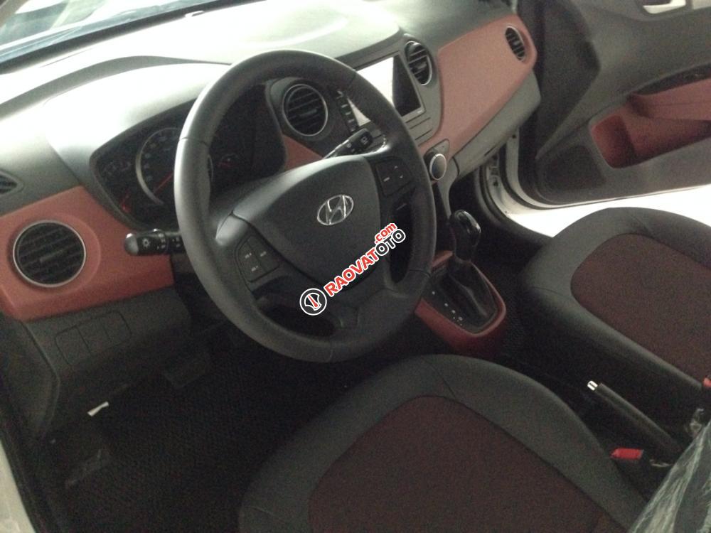 Hyundai Grand i10 AT 2017 màu trắng - Hỗ trợ tài chính lên đến 80%, LH: 0904488246 để nhận được hỗ trợ tốt nhất-8