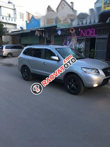 Bán xe Hyundai Santa Fe đời 2008, màu bạc-2