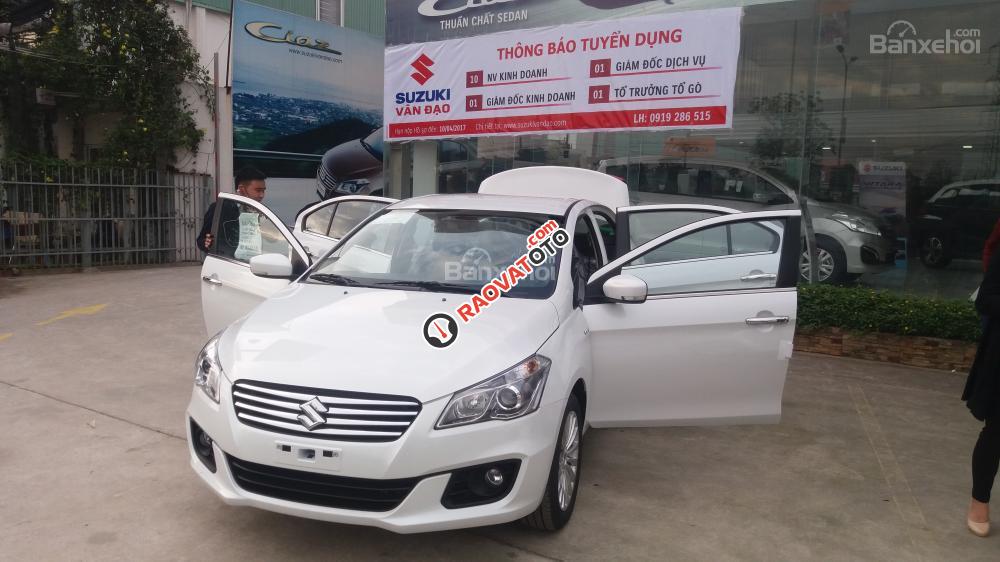 Cần bán xe Suzuki Ciaz năm 2018, màu trắng, nhập khẩu, xe giao ngay, Lh: 0985.547.829-7