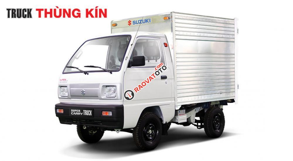 Bán Suzuki 5 tạ 500kg thùng lửng, thùng mui bạt, thùng kín đóng ben tặng 100% thuế trước bạ-2