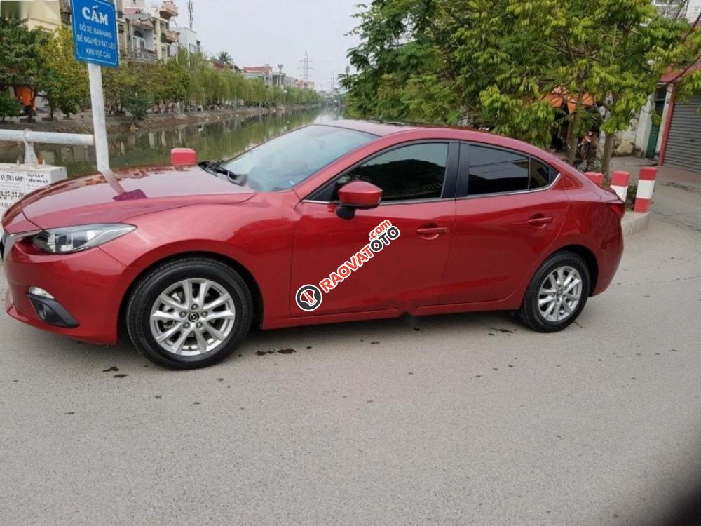 Bán ô tô Mazda 3 1.5L đời 2017, màu đỏ chính chủ-1