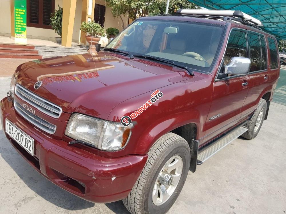 Chính chủ bán xe Isuzu Trooper Ls Fi đời 2003, màu đỏ-1