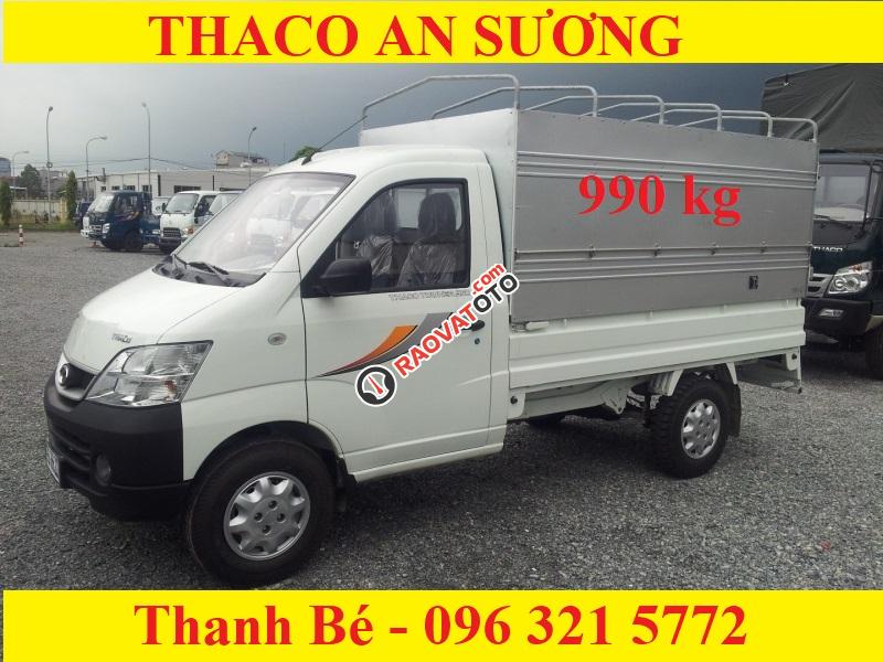 Xe tải dưới 1 tấn Towner 990 tải trọng 990KG, có máy lạnh, đời 2017, hỗ trợ trả góp 75%-3