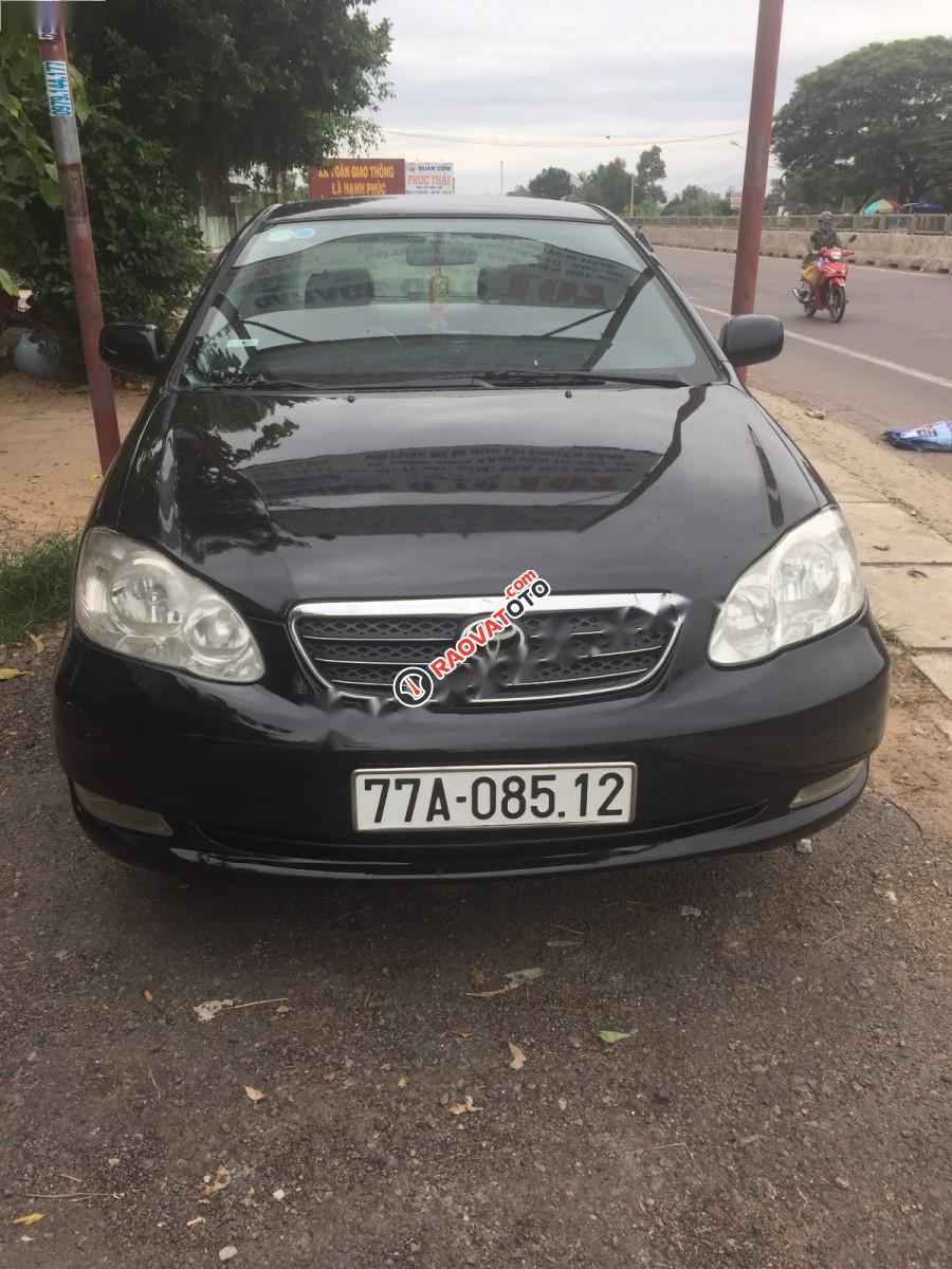 Cần bán Toyota Corolla altis 1.8G MT đời 2001, màu đen chính chủ, 190 triệu-1