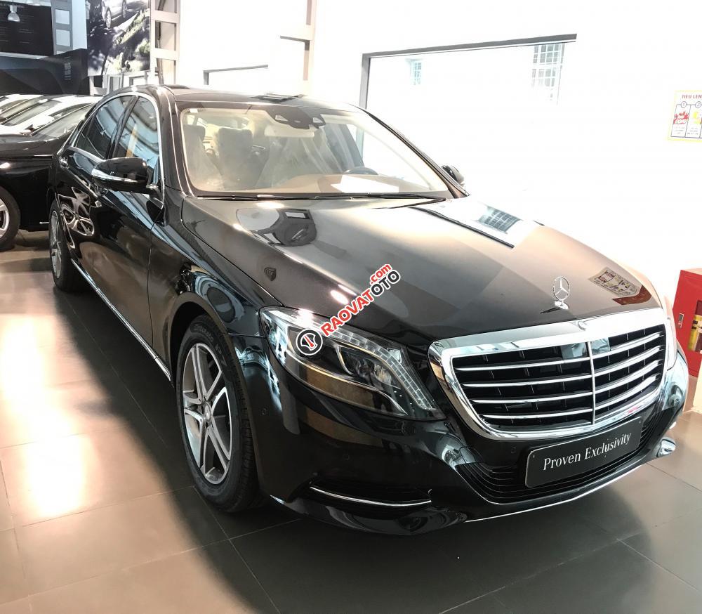 Bán Mercedes S400L SX 2016, màu đen-1