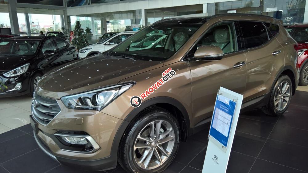 Cần bán xe Hyundai Santa Fe, màu nâu, giao ngay-1