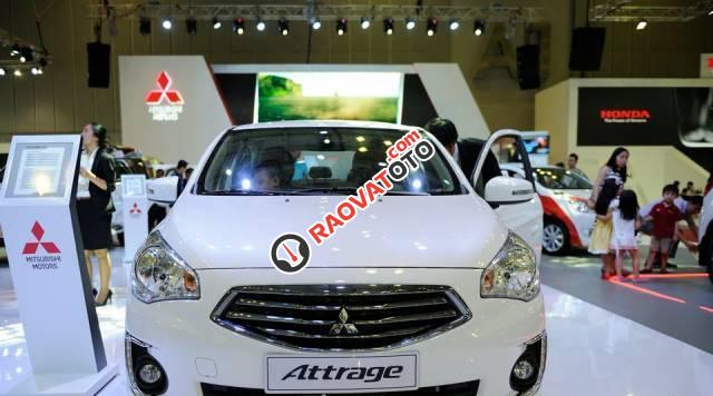 Bán ô tô Mitsubishi Attrage ECO MT đời 2017, màu trắng, nhập khẩu nguyên chiếc-2