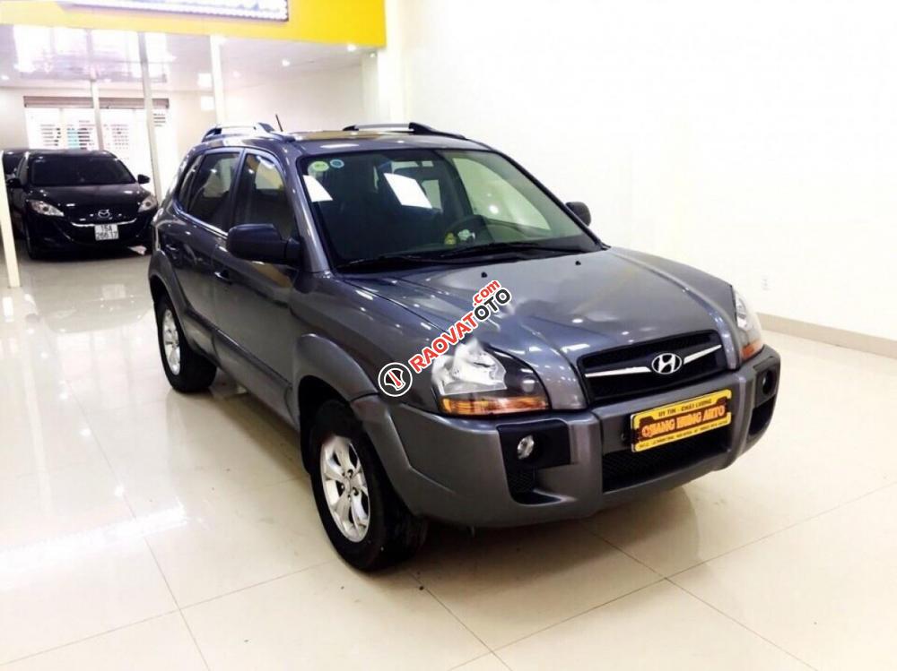 Cần bán lại xe Hyundai Tucson đời 2009, màu xám, nhập khẩu nguyên chiếc số tự động, 379 triệu-0