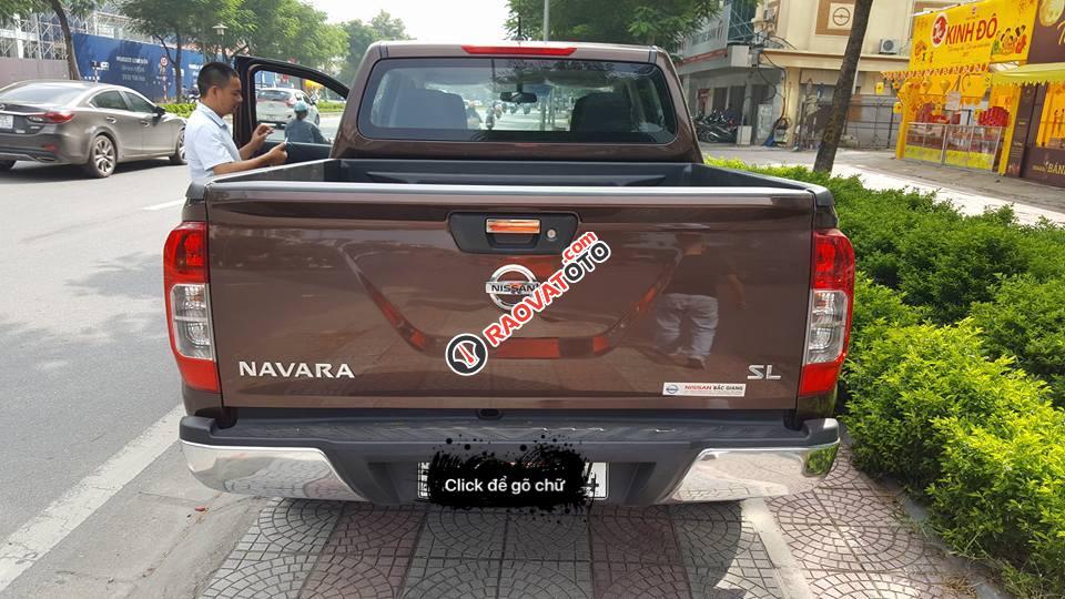 Bán Nissan Navara SL 2.5 năm 2017, màu nâu, nhập khẩu số sàn-13