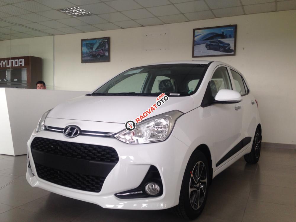 Hyundai Grand i10 AT 2017 màu trắng - Hỗ trợ tài chính lên đến 80%, LH: 0904488246 để nhận được hỗ trợ tốt nhất-0