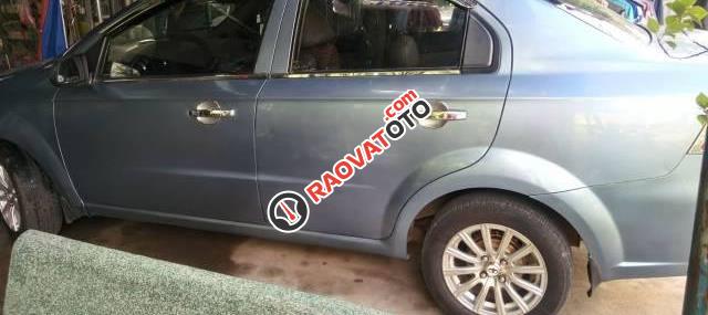 Cần bán lại xe Daewoo Gentra đời 2009, màu xanh-4