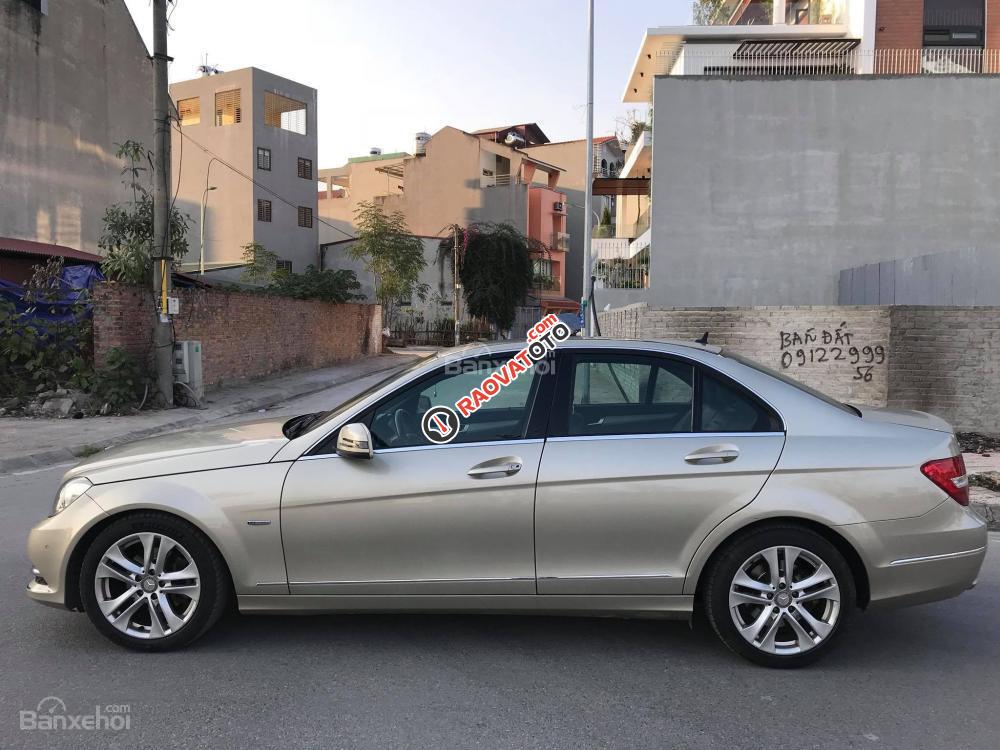 Bán ô tô Mercedes C200 Blue Eficiency đời 2013, màu vàng-4