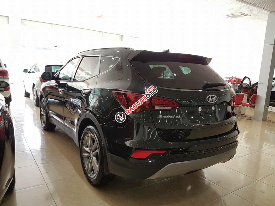 Bán Hyundai Santa Fe 4WD đời 2017, màu đen-11