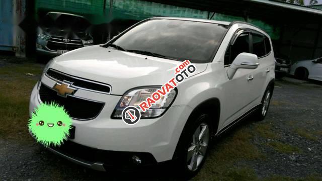 Cần bán xe Chevrolet Orlando 1.8LTZ sản xuất 2015, màu trắng số tự động, giá chỉ 580 triệu-0