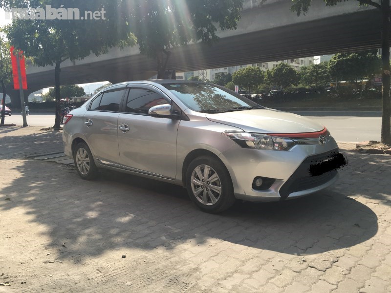 Cần bán xe Toyota Vios 1.5E năm 2016, màu bạc, nhập khẩu-0