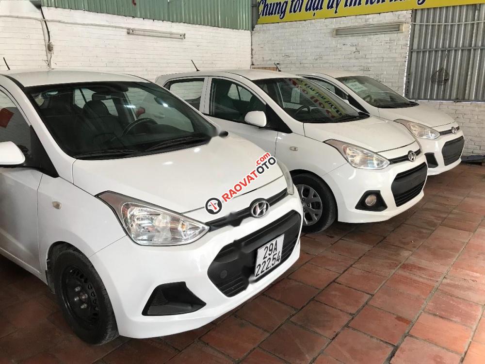 Bán xe Hyundai Grand i10 1.0 đời 2014, màu trắng, nhập khẩu -0