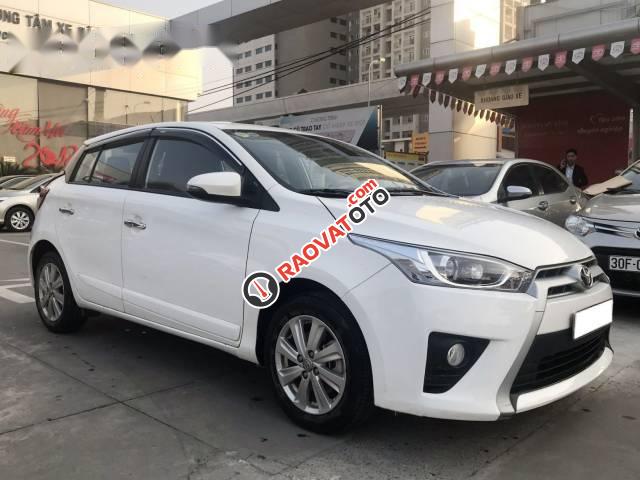 Cần bán Toyota Yaris G đời 2014, màu trắng số tự động giá cạnh tranh-0