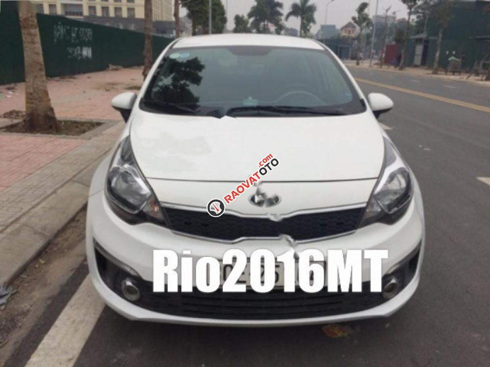 Bán xe Kia Rio đời 2016, màu trắng, xe nhập số sàn-8