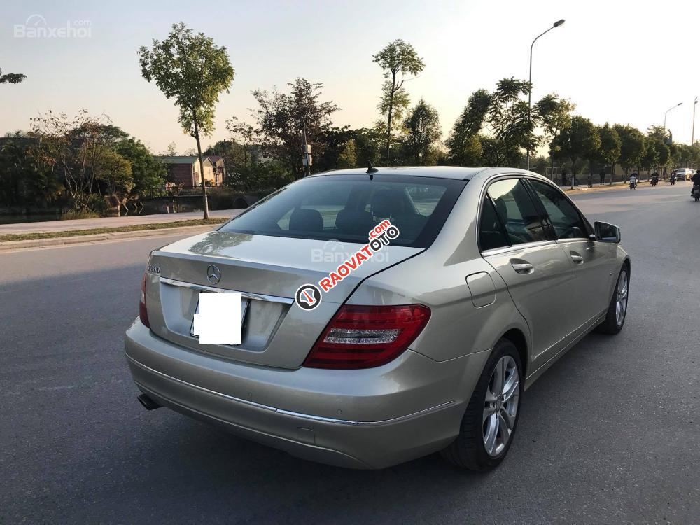 Bán ô tô Mercedes C200 Blue Eficiency đời 2013, màu vàng-3