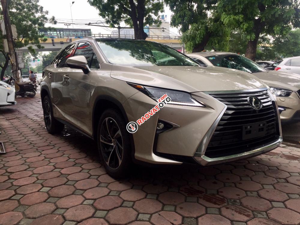 Bán ô tô Lexus RX RX350 Luxury 2017, màu vàng, nhập khẩu Mỹ giá tốt. LH: 0948.256.912-2