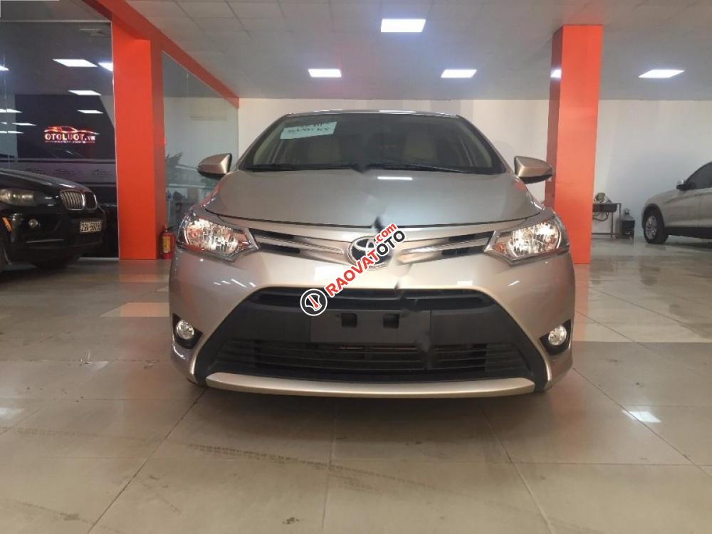 Bán Toyota Vios E đời 2016, màu vàng số tự động, giá cạnh tranh-8