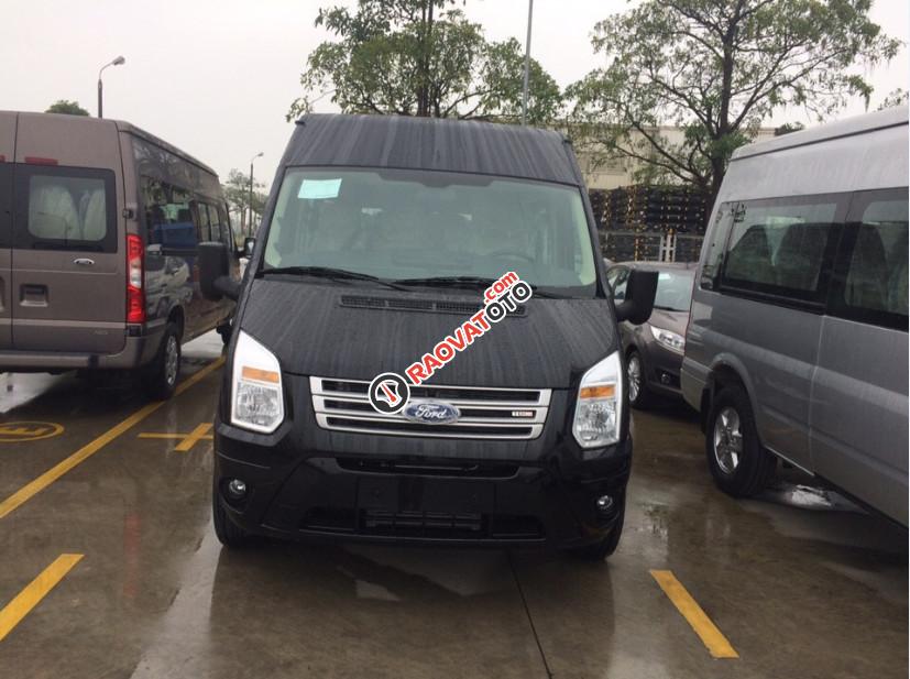 Bán xe Ford Transit SVP đời 2018, màu đen giao xe toàn quốc-0