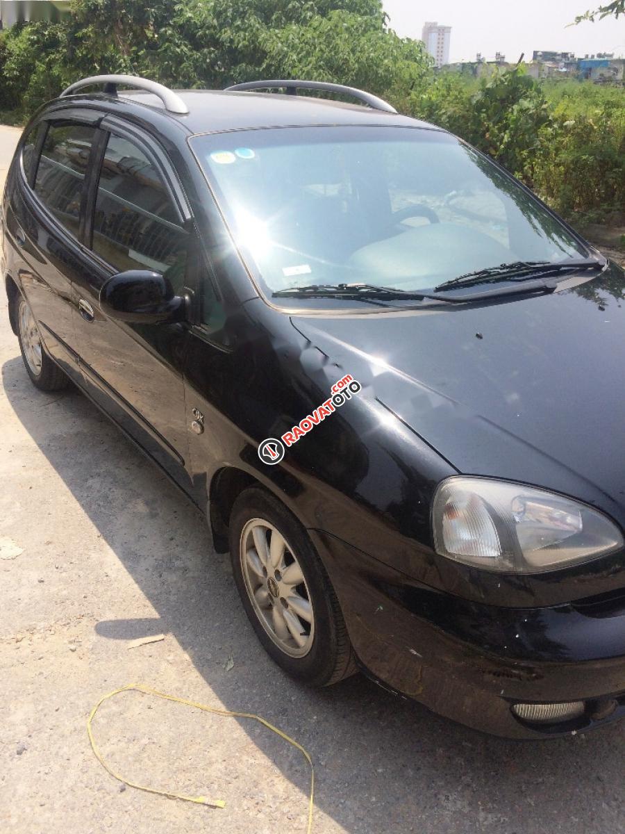 Bán Chevrolet Vivant đời 2008, màu đen  -5