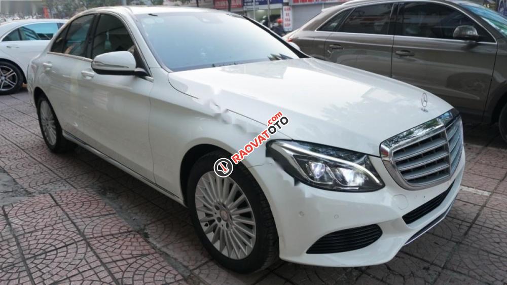 Bán Mercedes C250 Exclusive đời 2015, màu trắng-3