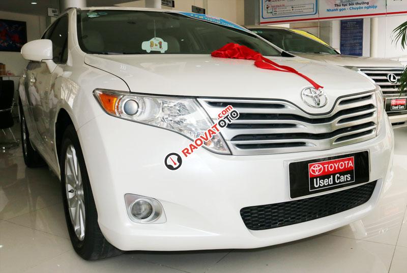 Bán Toyota Venza 2.7 2009 màu trắng, tặng BHVC, thuế trước bạ, nhập khẩu Mỹ, vay trả góp 60%-0