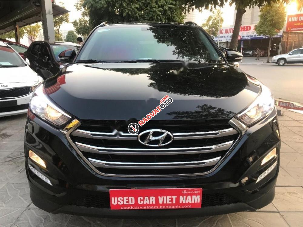 Bán Hyundai Tucson 2.0 AT đời 2016, màu đen, nhập khẩu còn mới, giá tốt-0