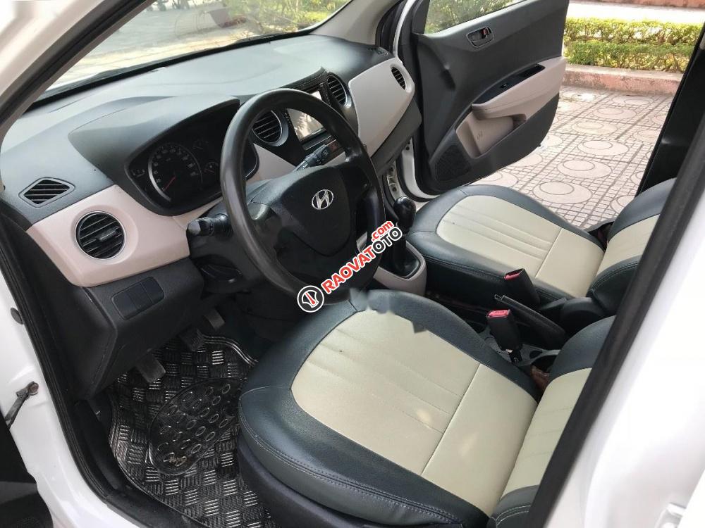 Bán xe Hyundai Grand i10 1.0 đời 2014, màu trắng, nhập khẩu -2