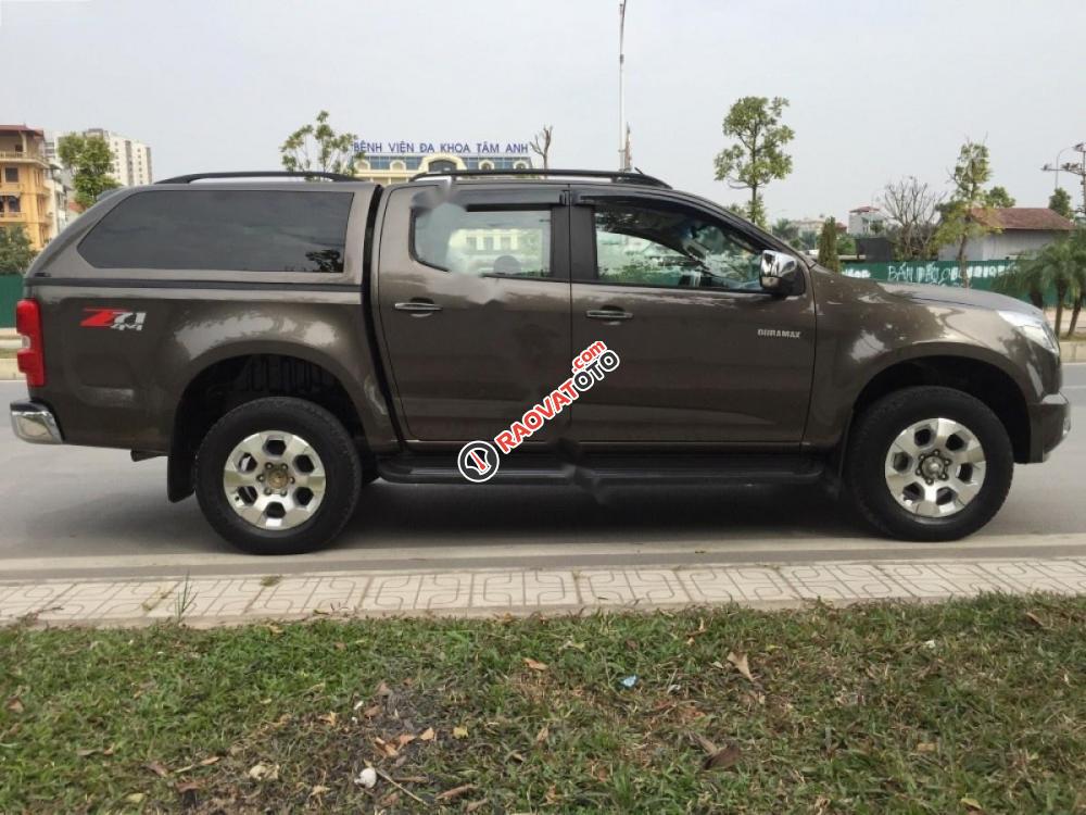 Bán Chevrolet Colorado 2.8AT đời 2015, màu nâu, nhập khẩu Thái như mới-1